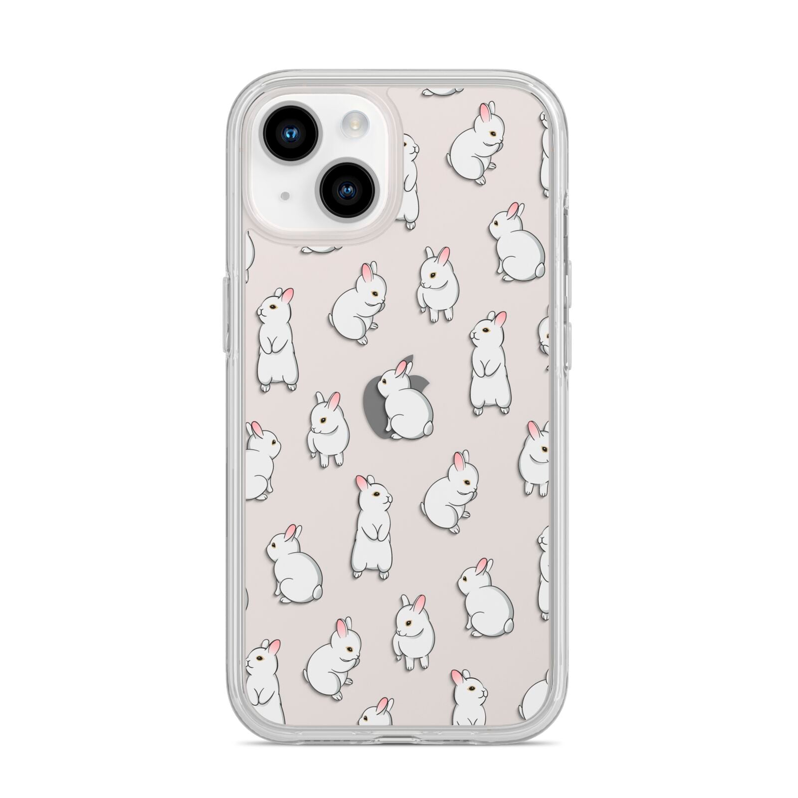 Bunny Rabbit iPhone 14 Clear Tough Case Starlight