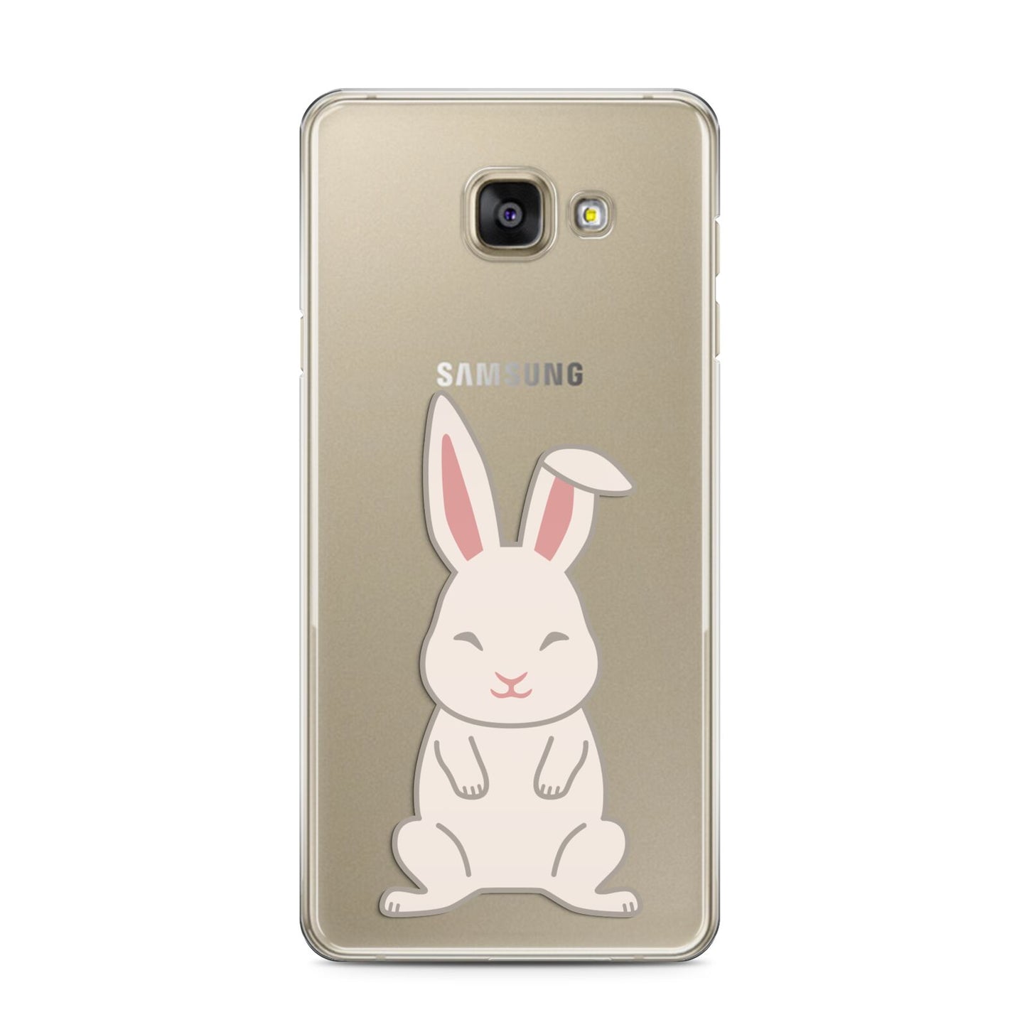 Bunny Samsung Galaxy A3 2016 Case on gold phone