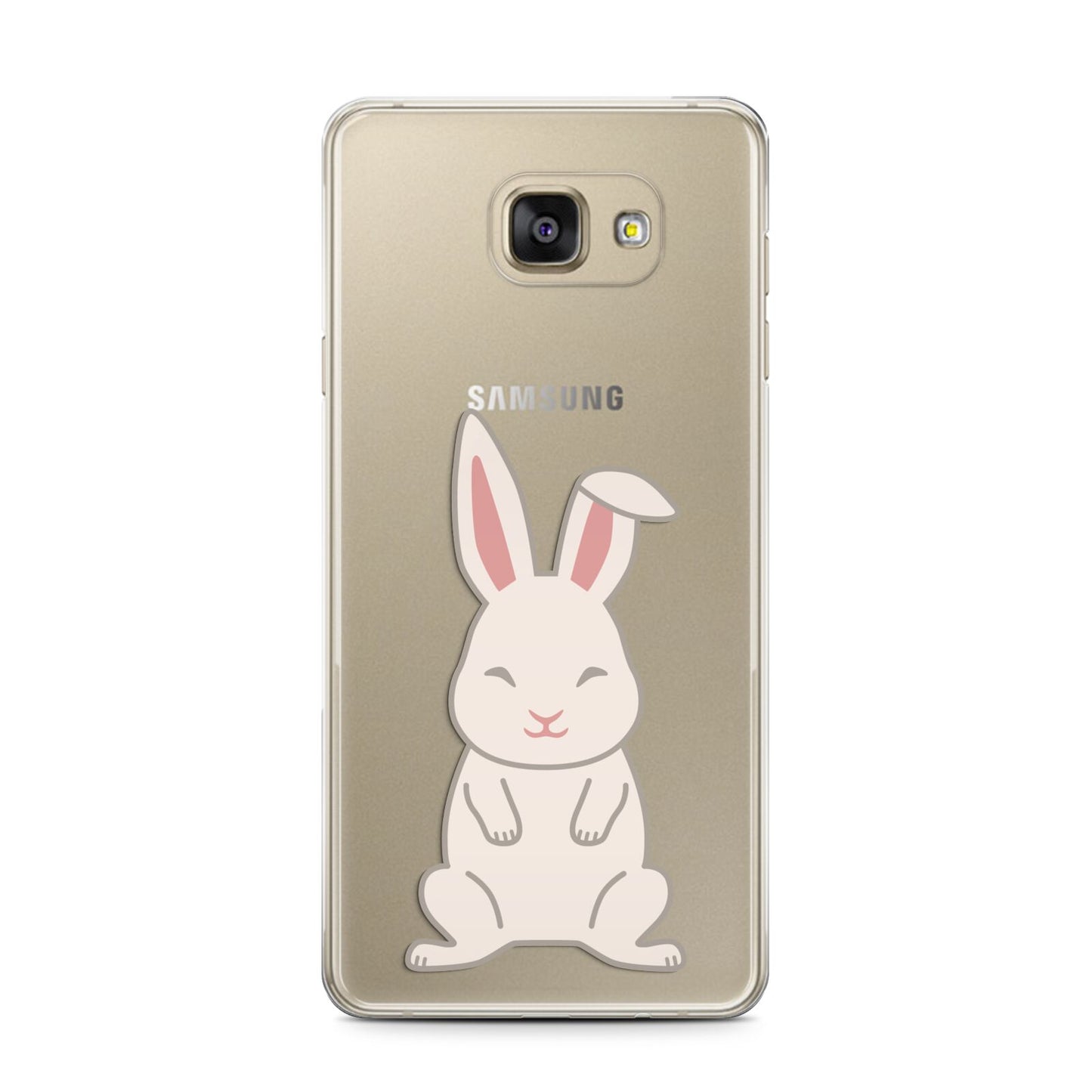 Bunny Samsung Galaxy A7 2016 Case on gold phone