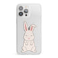 Bunny iPhone 13 Pro Max Clear Bumper Case