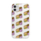 Burger Fries Fast Food Apple iPhone 11 in White with Bumper Case