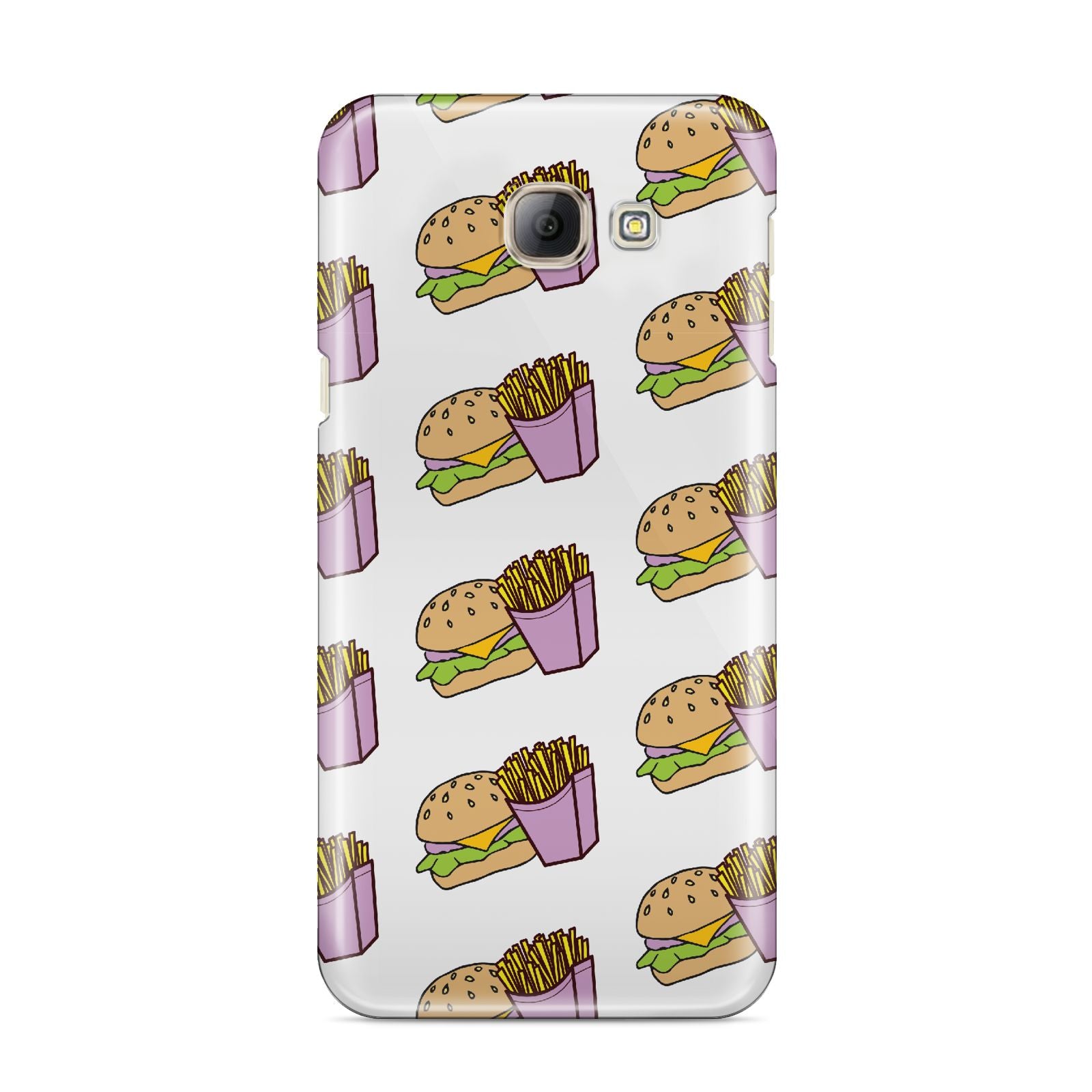 Burger Fries Fast Food Samsung Galaxy A8 2016 Case