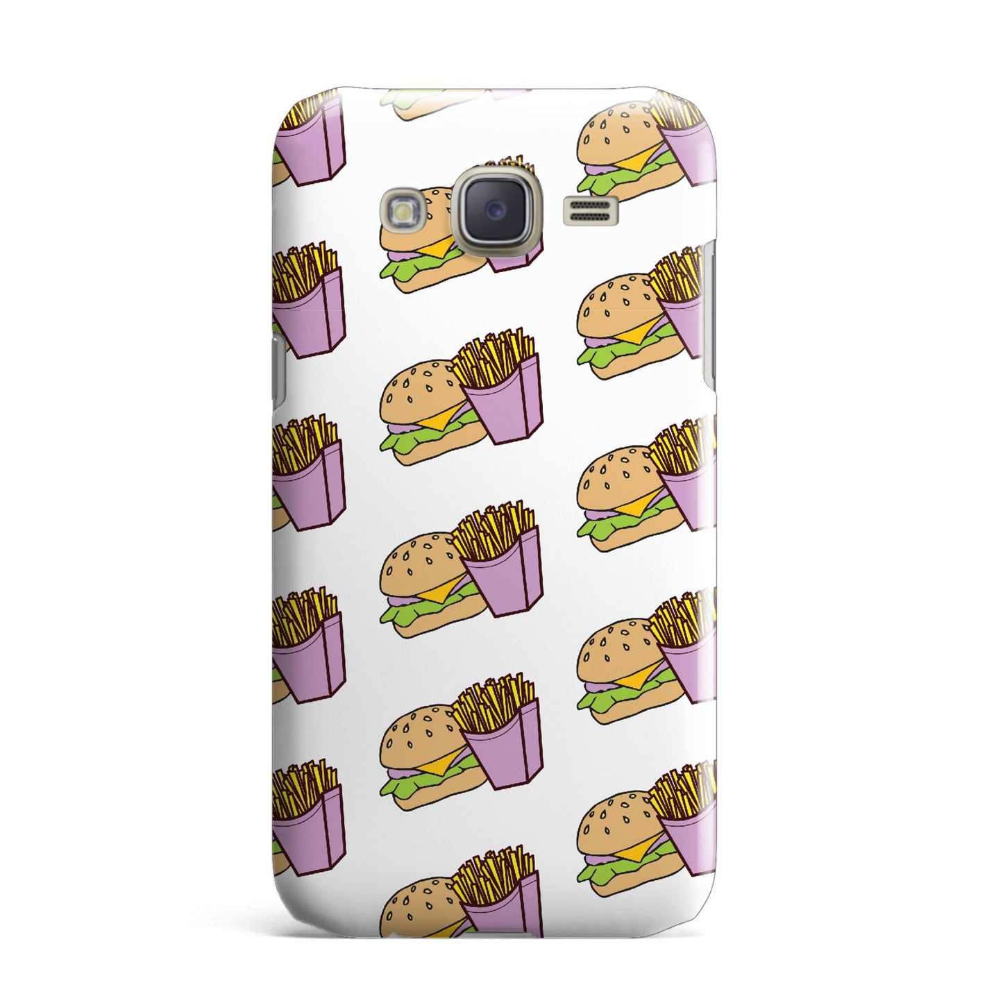 Burger Fries Fast Food Samsung Galaxy J7 Case