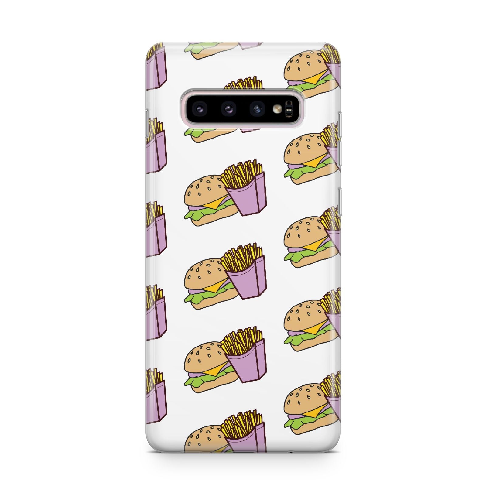 Burger Fries Fast Food Samsung Galaxy S10 Plus Case