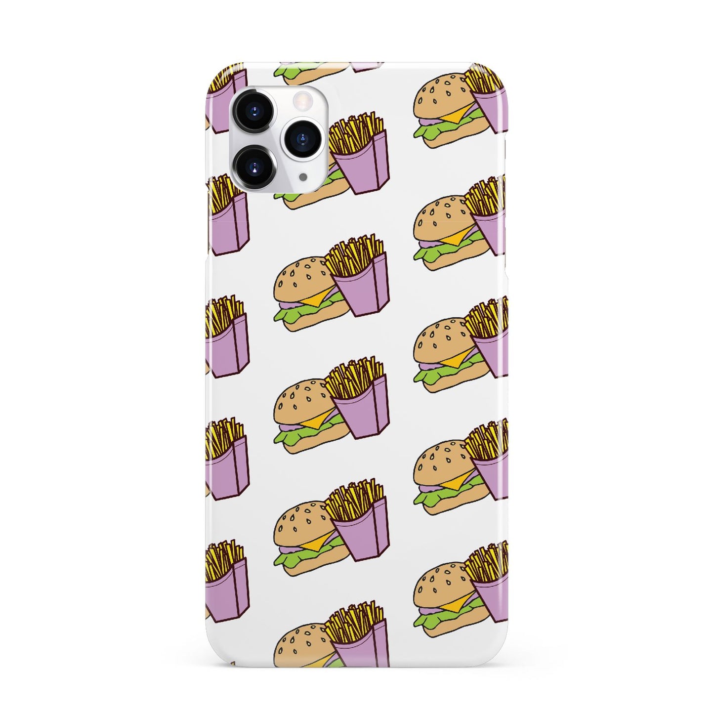Burger Fries Fast Food iPhone 11 Pro Max 3D Snap Case