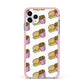 Burger Fries Fast Food iPhone 11 Pro Max Impact Pink Edge Case