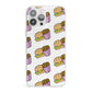 Burger Fries Fast Food iPhone 13 Pro Max Clear Bumper Case