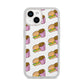 Burger Fries Fast Food iPhone 14 Glitter Tough Case Starlight