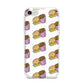 Burger Fries Fast Food iPhone 7 Bumper Case on Silver iPhone