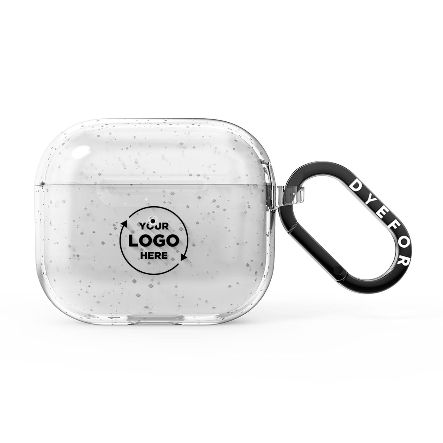 Business Logo Custom AirPods Glitter Case 3rd Gen