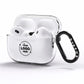 Business Logo Custom AirPods Pro Clear Case Side Image