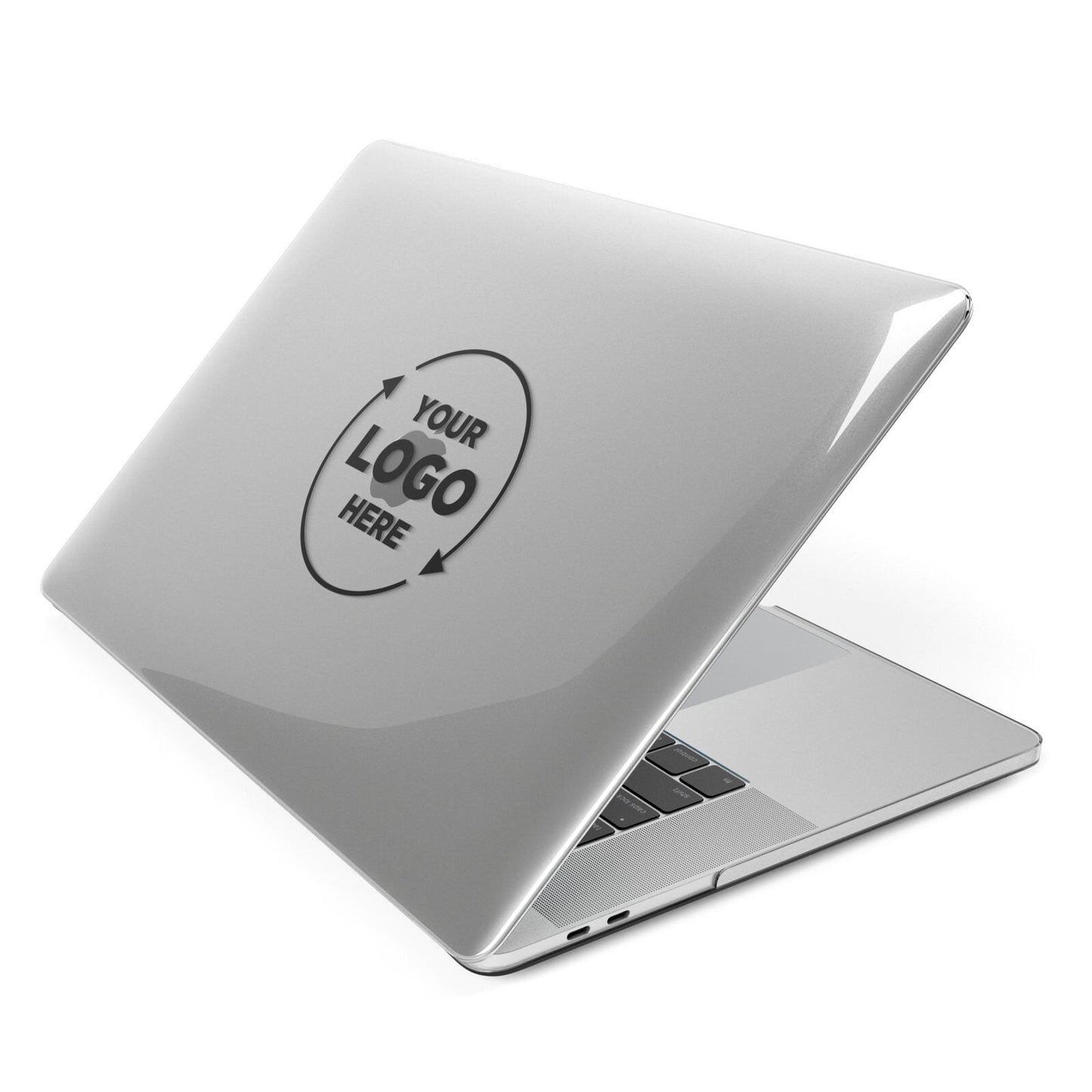 Business Logo Custom Apple MacBook Case Side View