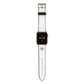 Business Logo Custom Apple Watch Strap with Gold Hardware
