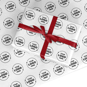 Business Logo Custom Custom Wrapping Paper