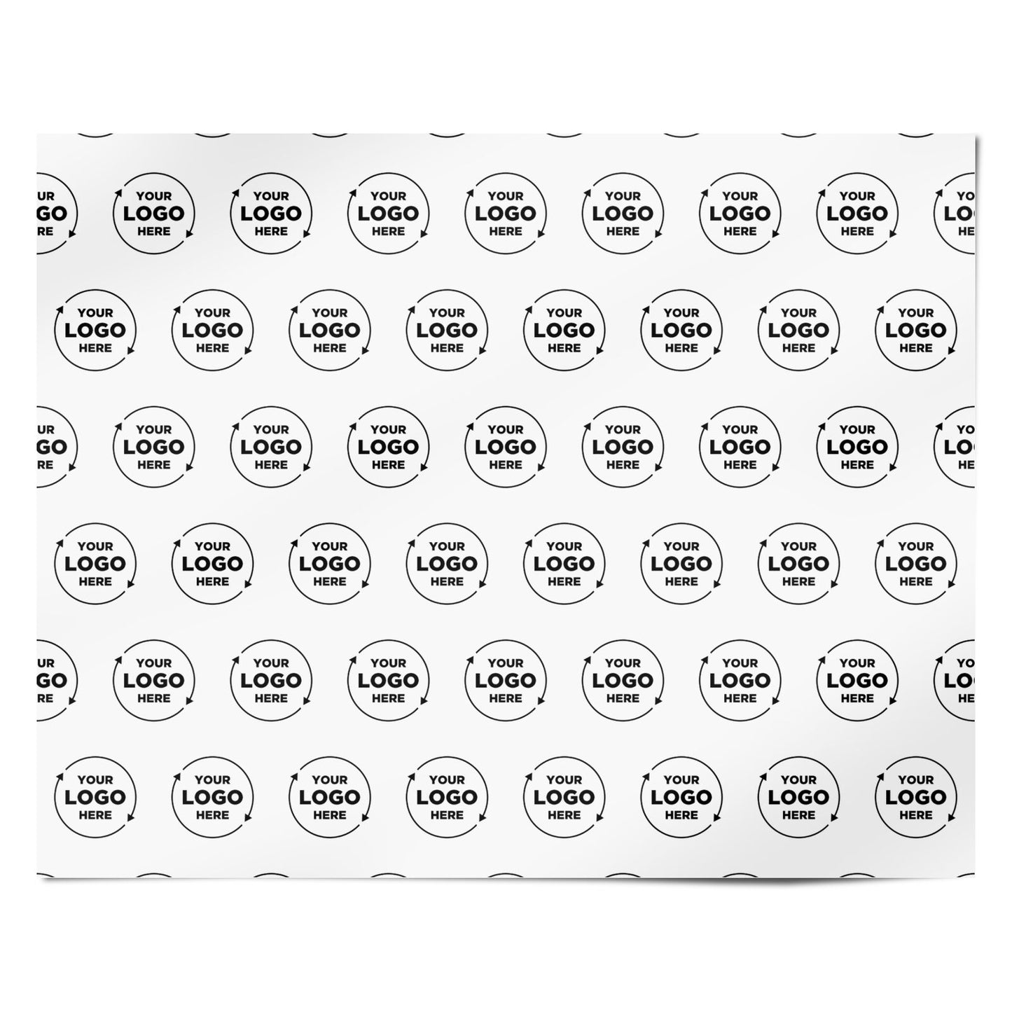 Business Logo Custom Personalised Wrapping Paper Alternative