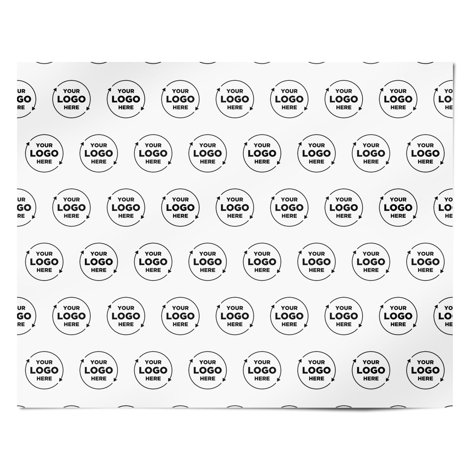 Business Logo Custom Personalised Wrapping Paper Alternative