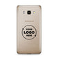 Business Logo Custom Samsung Galaxy J7 2016 Case on gold phone