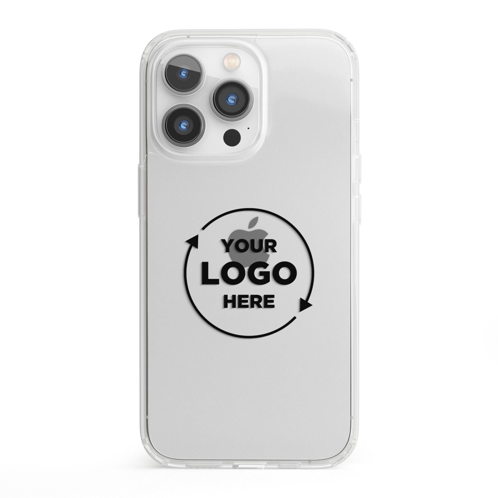 Business Logo Custom iPhone 13 Pro Clear Bumper Case