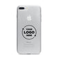 Business Logo Custom iPhone 7 Plus Bumper Case on Silver iPhone