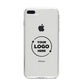 Business Logo Custom iPhone 8 Plus Bumper Case on Silver iPhone