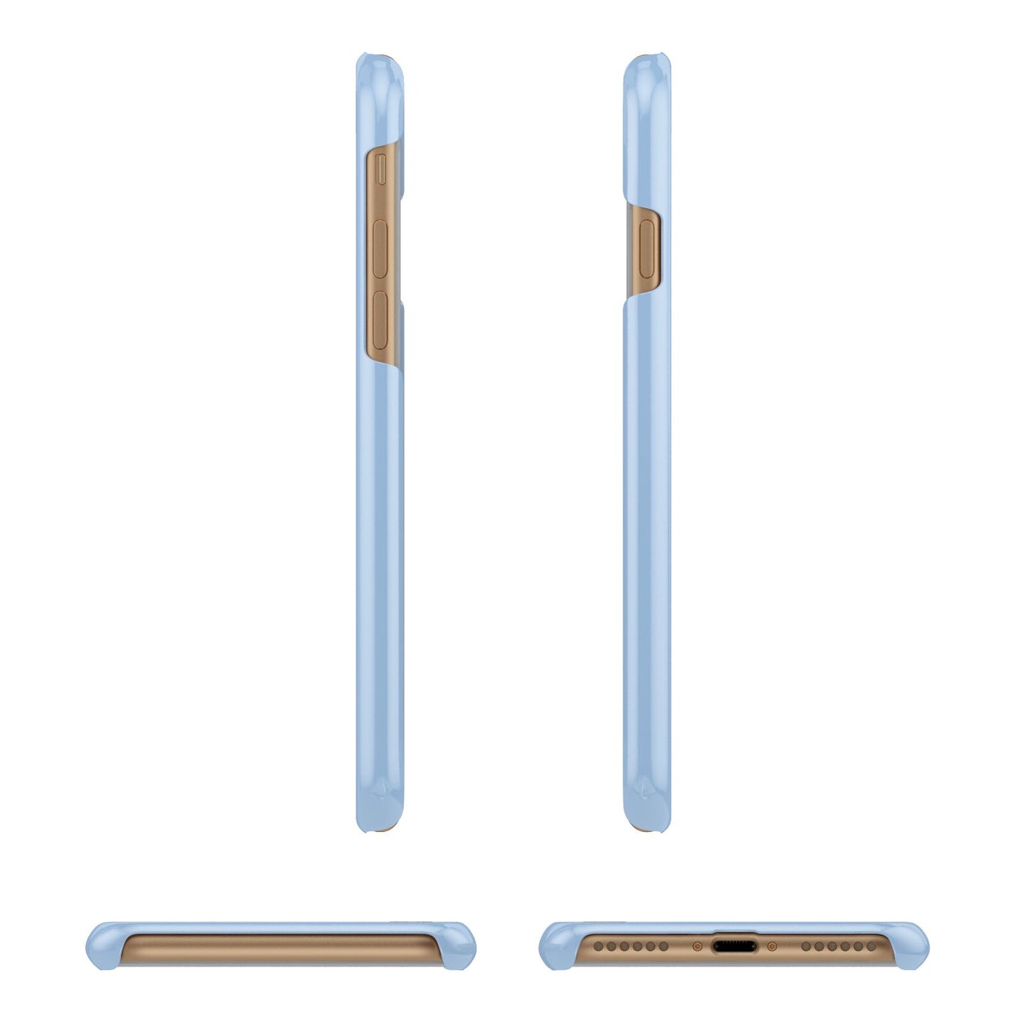 Busy Quote Apple iPhone 7 8 3D Wrap Snap Case Angled Images