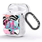 Butterflies Flamingos AirPods Glitter Case Side Image