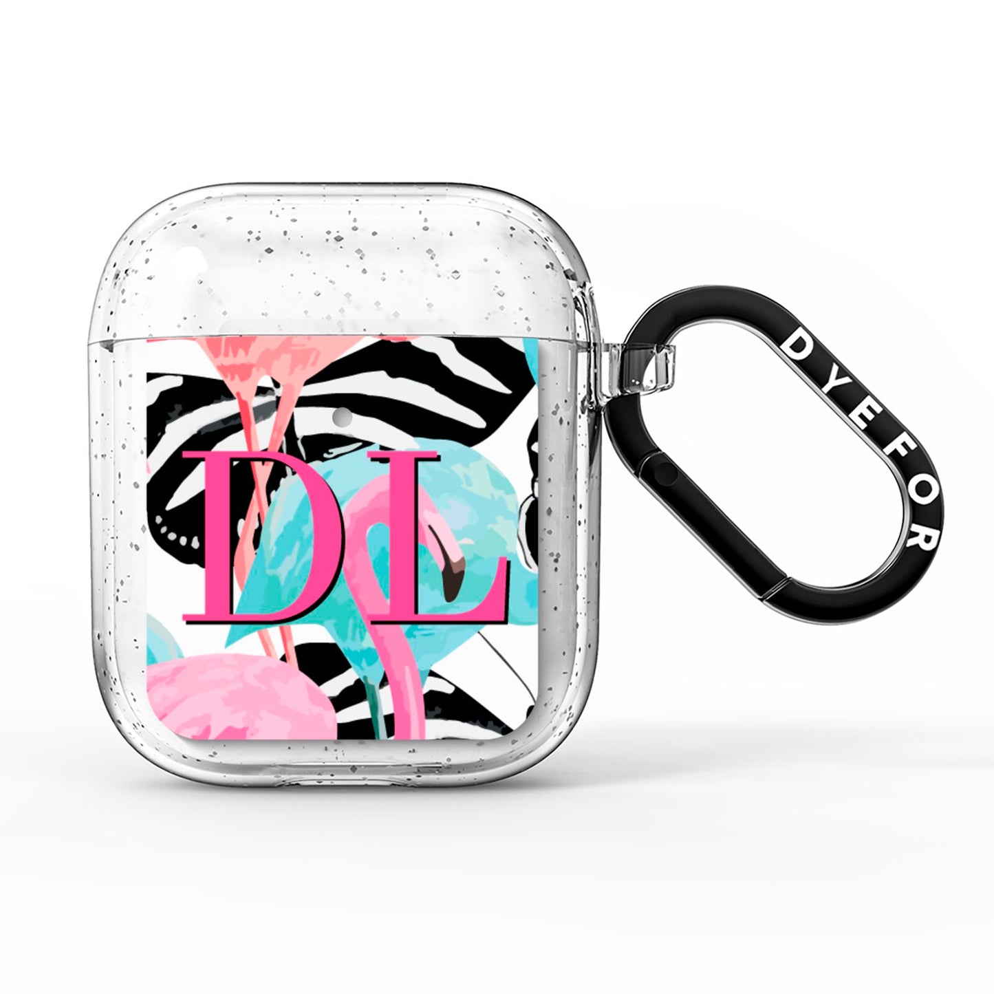 Butterflies Flamingos AirPods Glitter Case