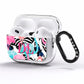 Butterflies Flamingos AirPods Pro Clear Case Side Image