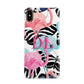 Butterflies Flamingos Apple iPhone Xs Max 3D Snap Case