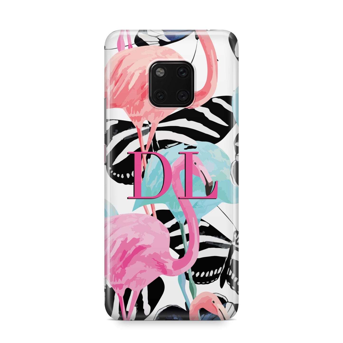 Butterflies Flamingos Huawei Mate 20 Pro Phone Case