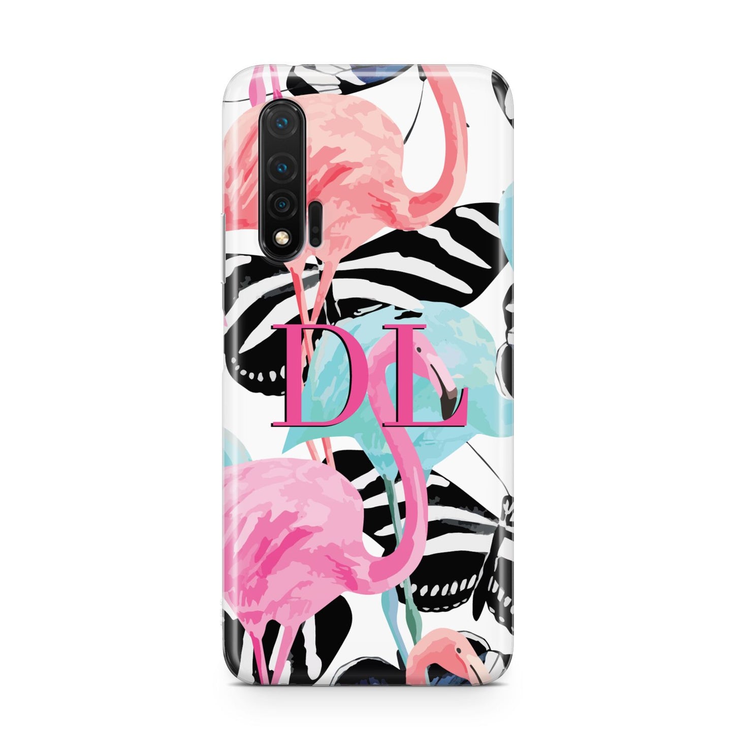 Butterflies Flamingos Huawei Nova 6 Phone Case
