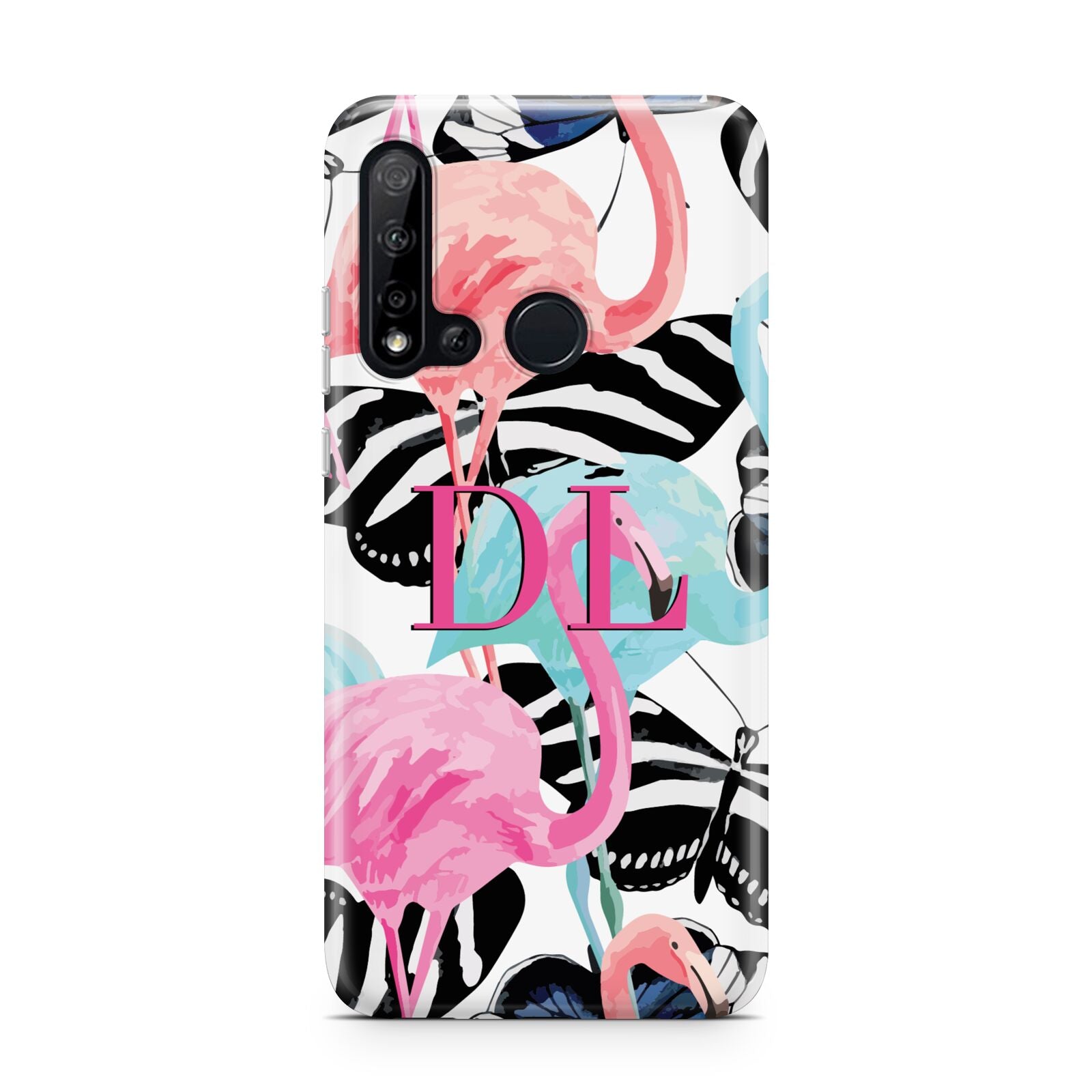 Butterflies Flamingos Huawei P20 Lite 5G Phone Case