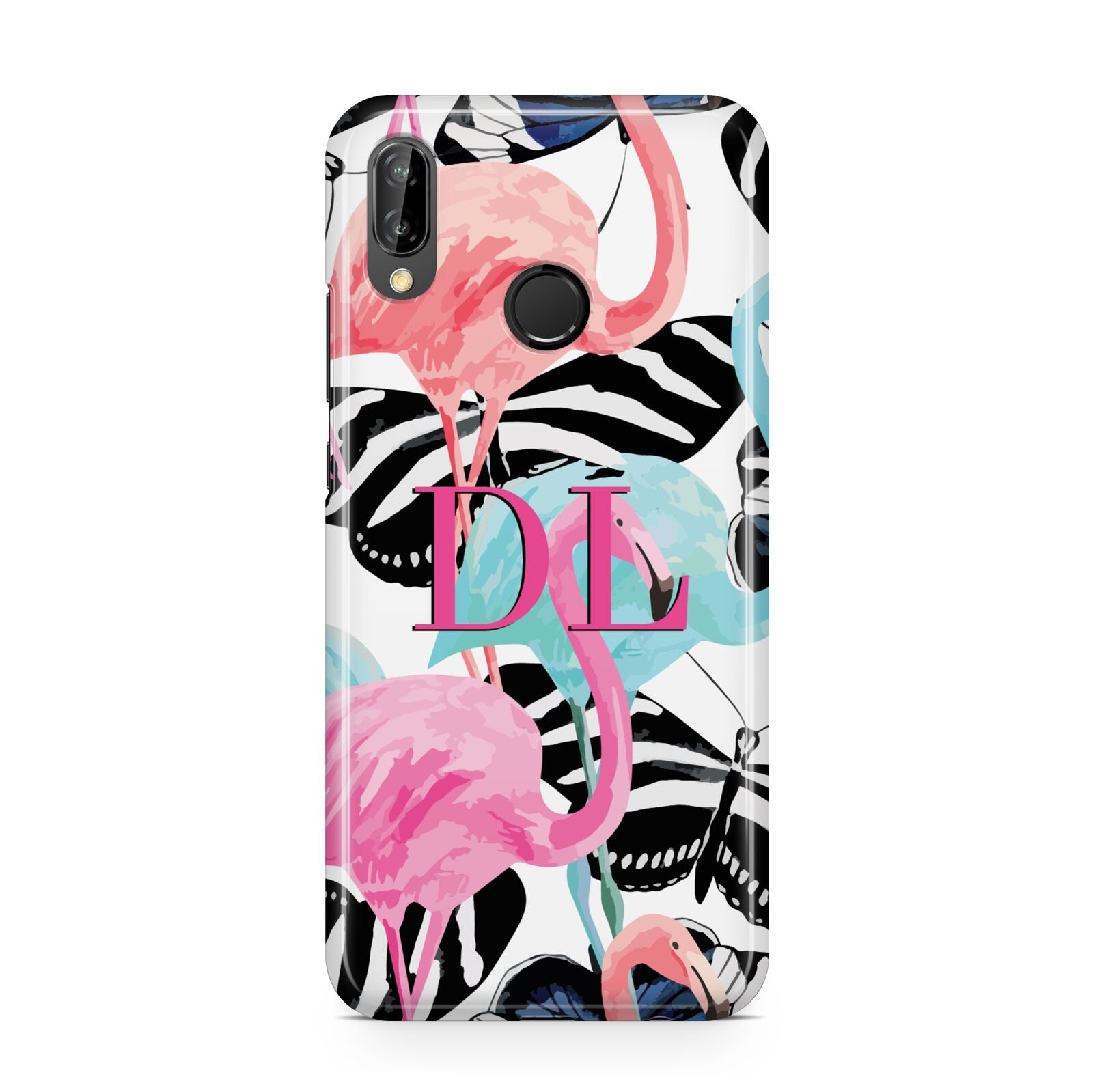 Butterflies Flamingos Huawei P20 Lite Phone Case