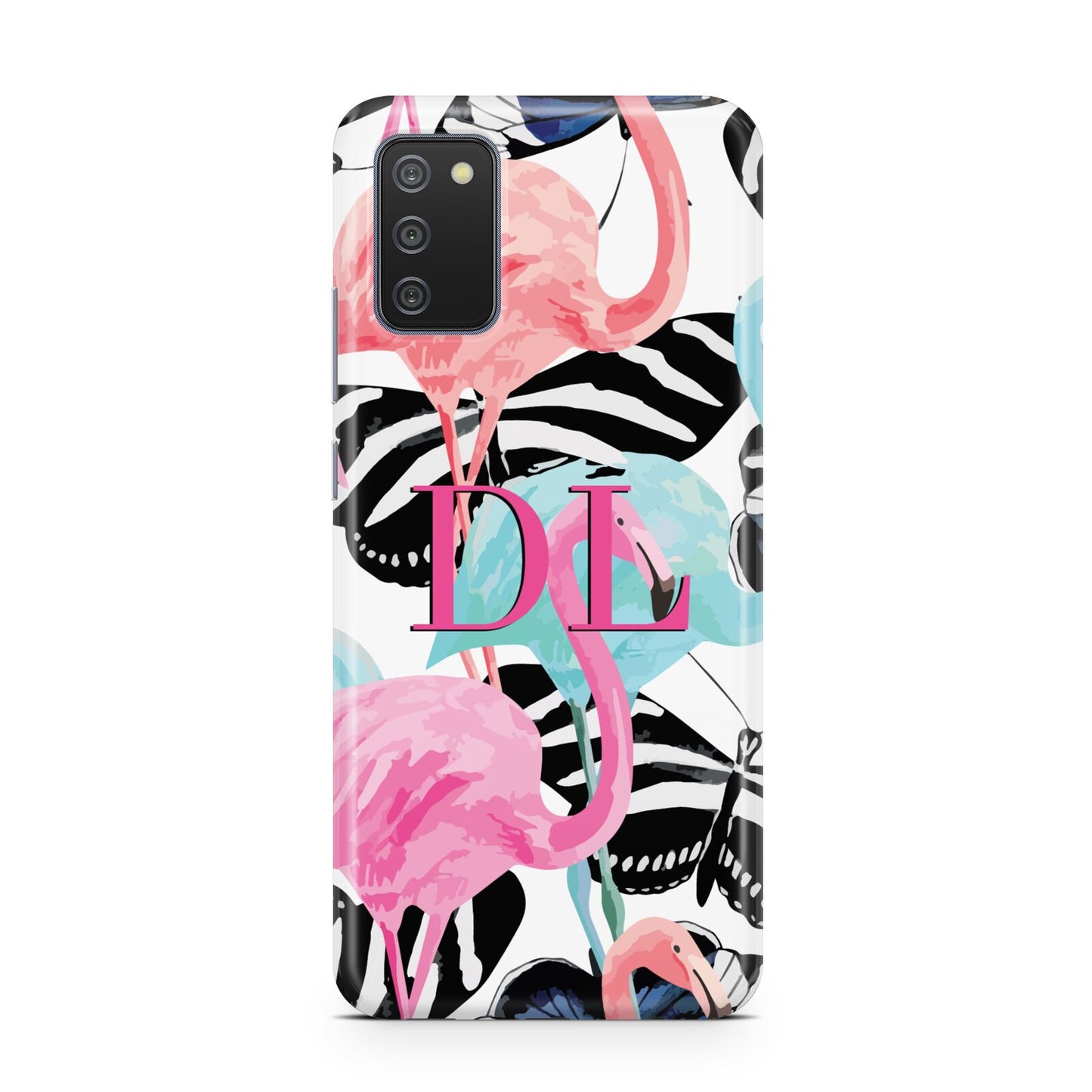 Butterflies Flamingos Samsung A02s Case