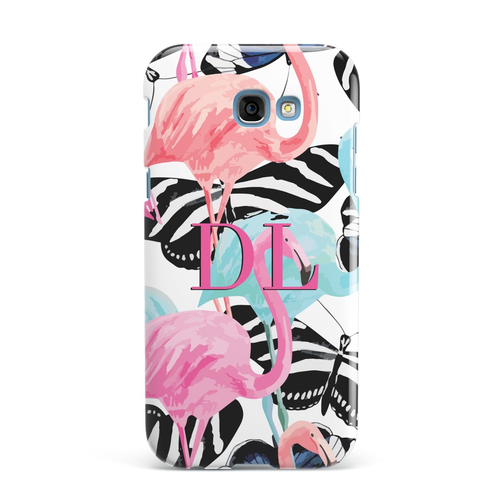 Butterflies Flamingos Samsung Galaxy A7 2017 Case