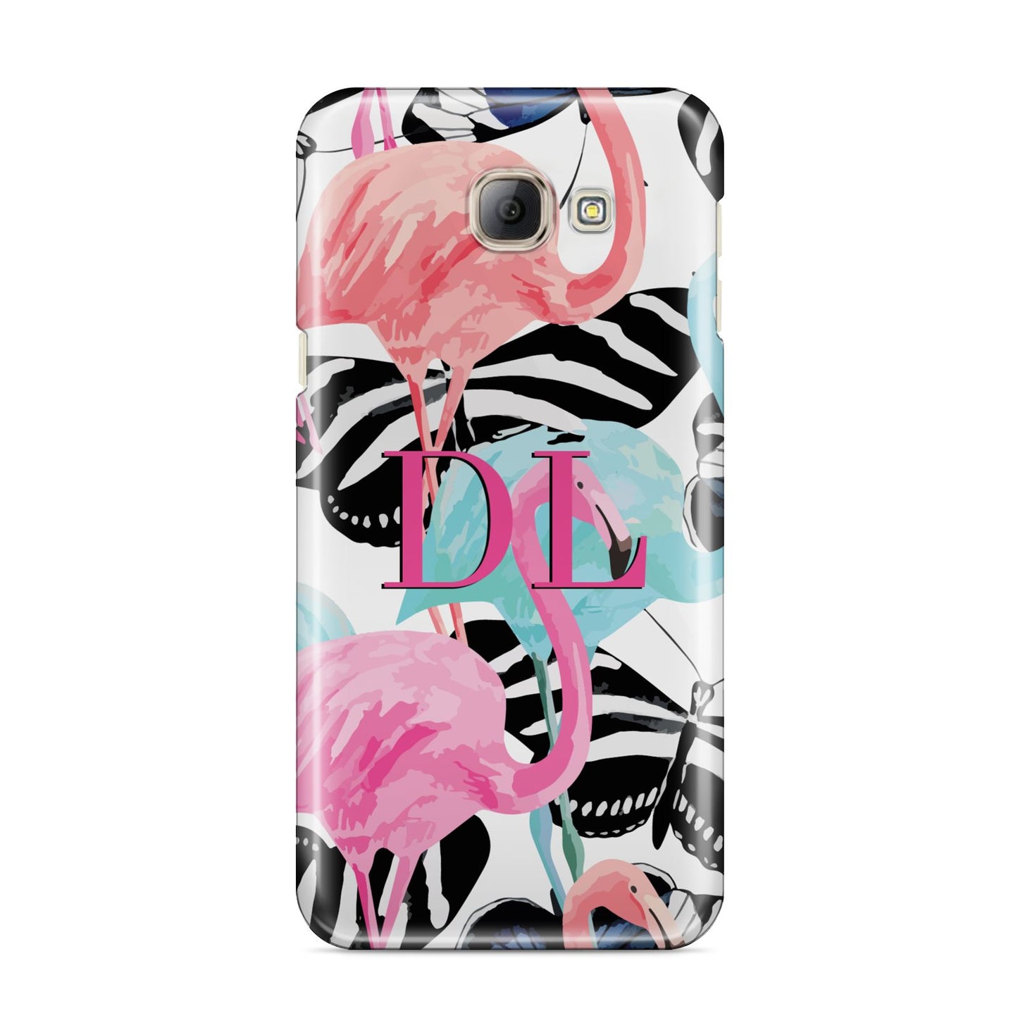 Butterflies Flamingos Samsung Galaxy A8 2016 Case