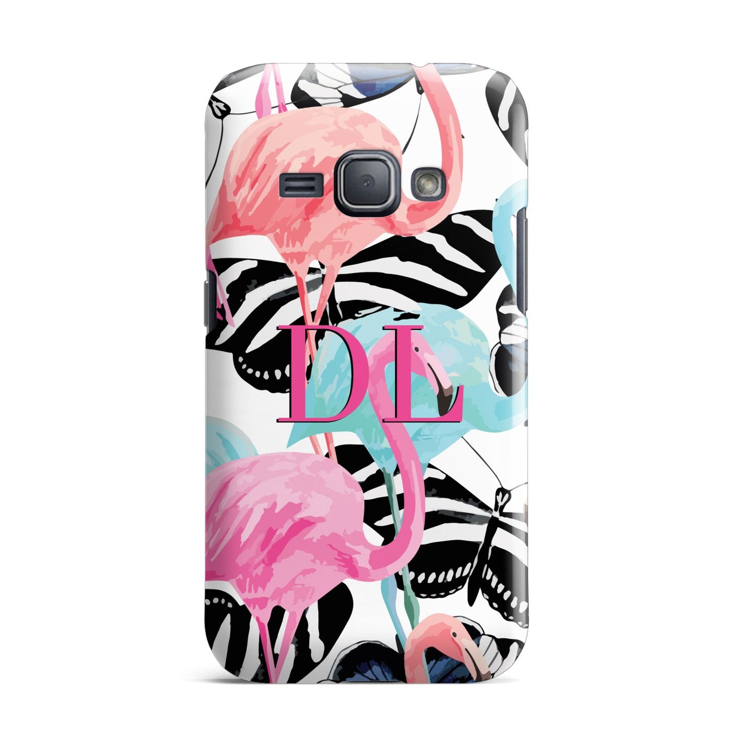Butterflies Flamingos Samsung Galaxy J1 2016 Case