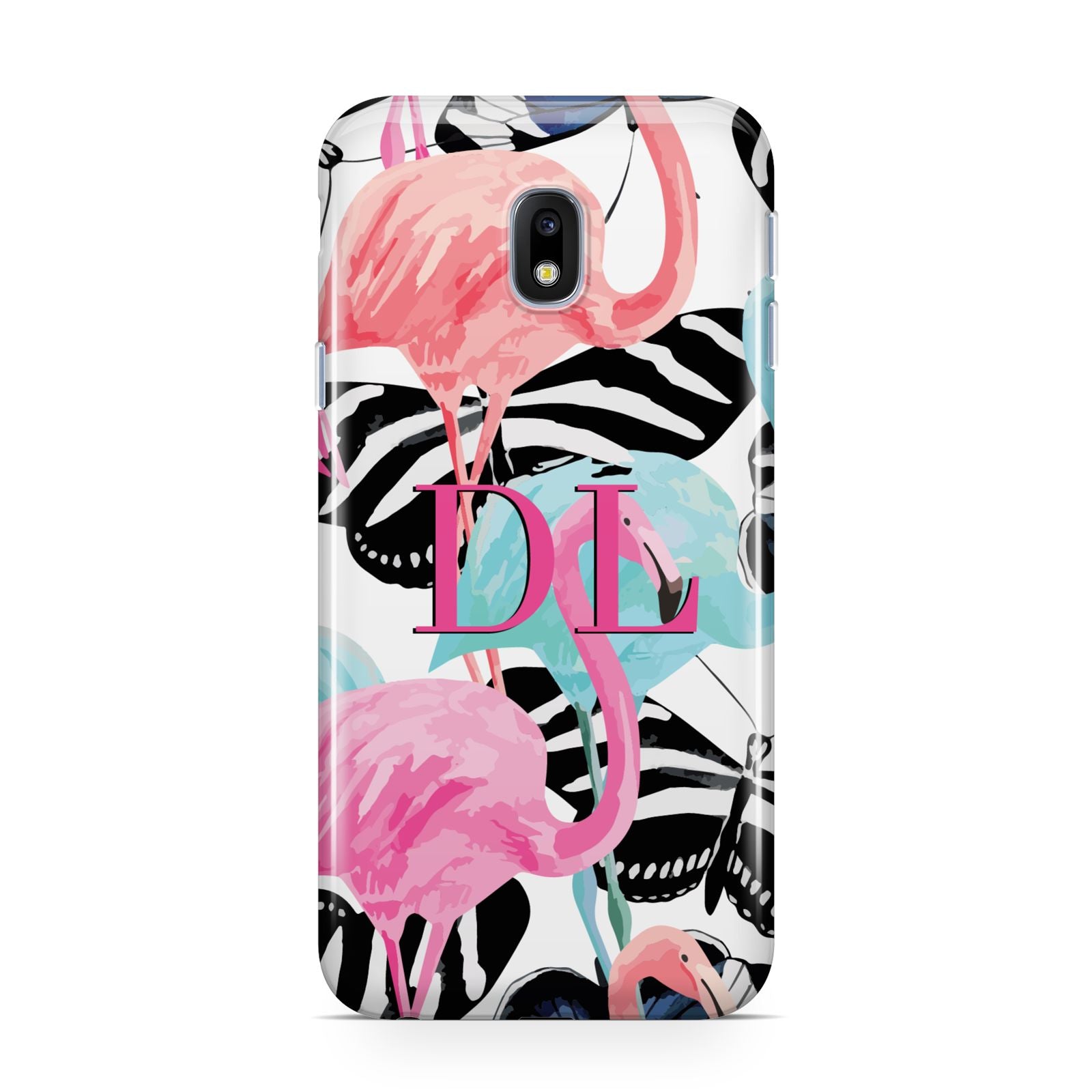 Butterflies Flamingos Samsung Galaxy J3 2017 Case