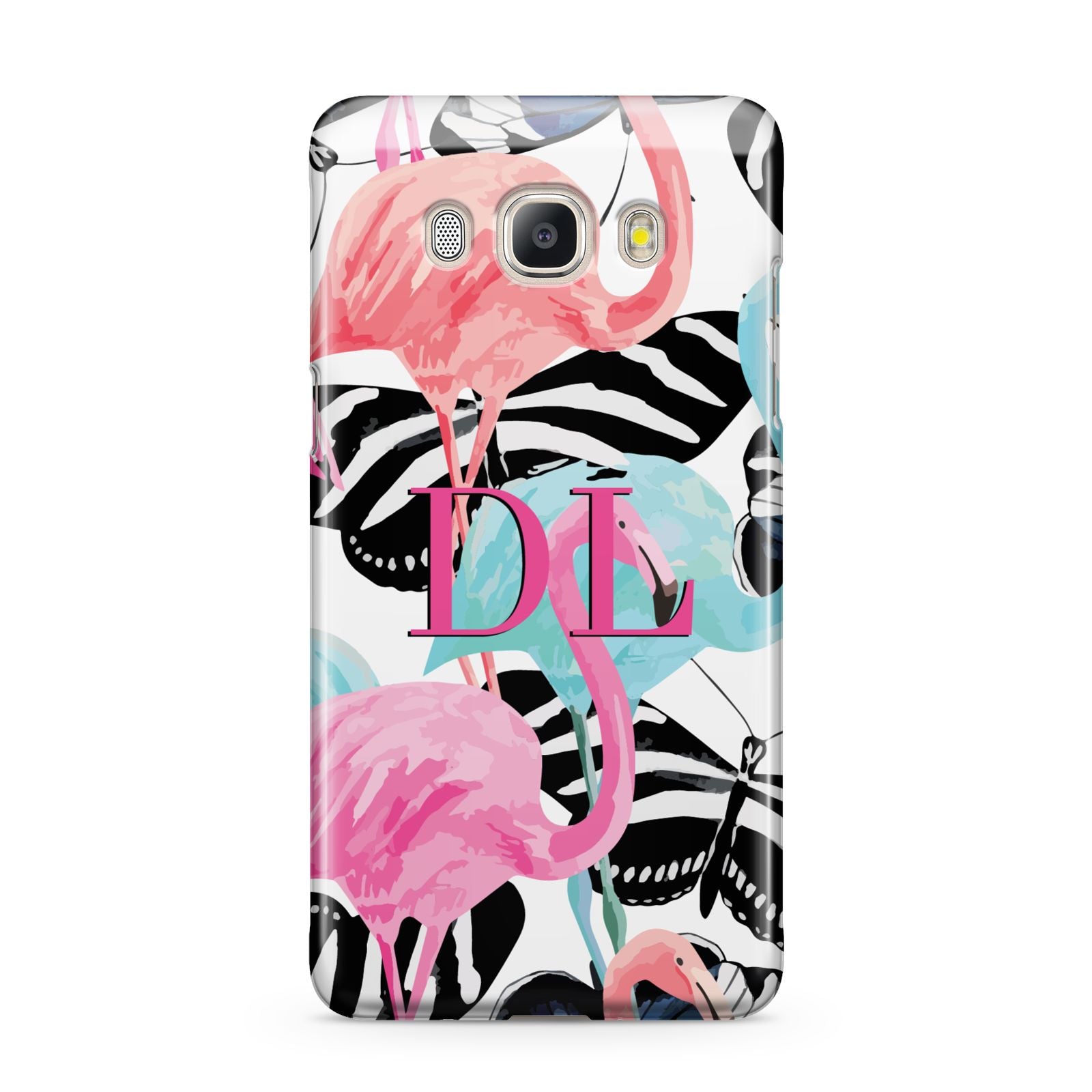 Butterflies Flamingos Samsung Galaxy J5 2016 Case