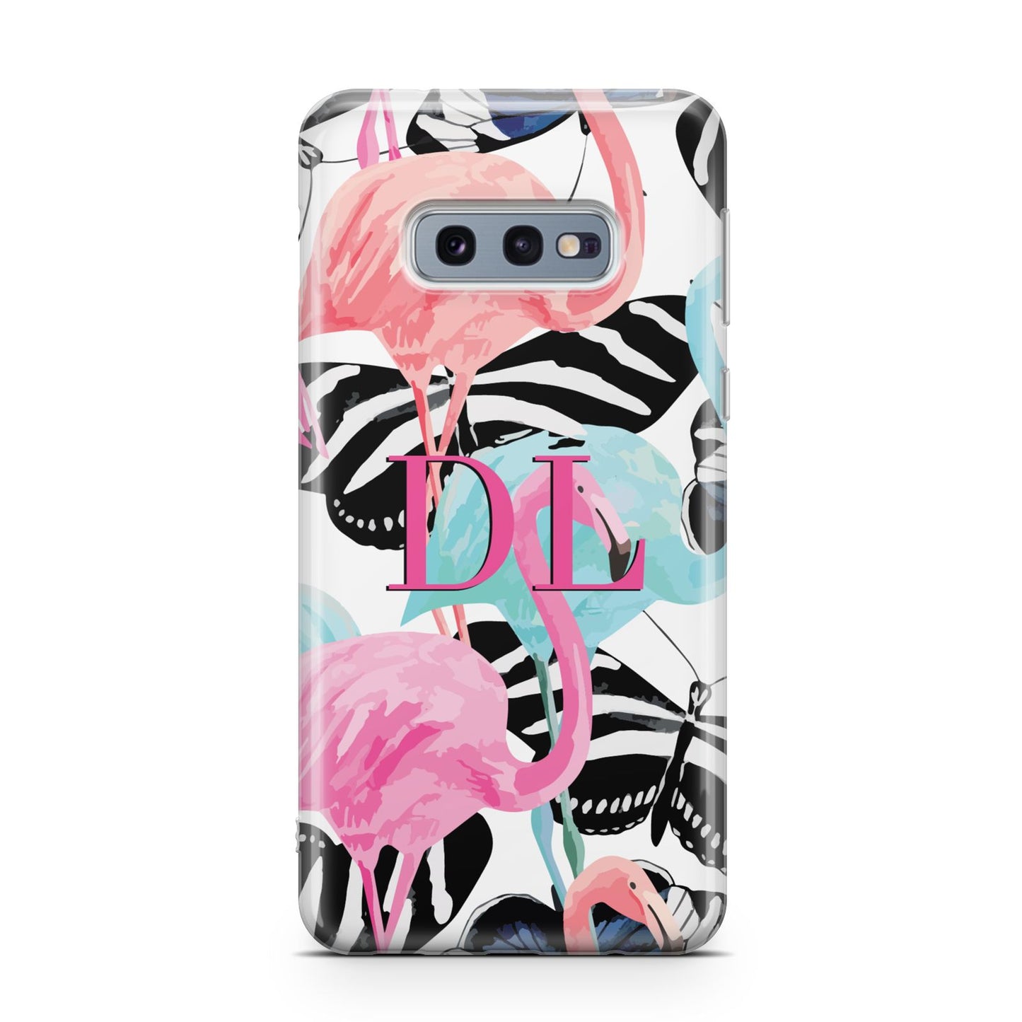 Butterflies Flamingos Samsung Galaxy S10E Case