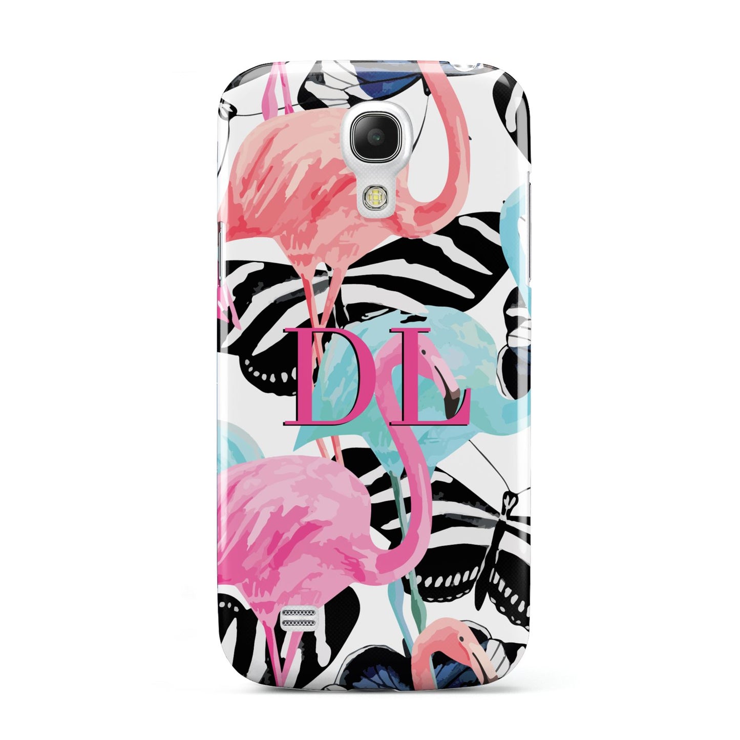 Butterflies Flamingos Samsung Galaxy S4 Mini Case