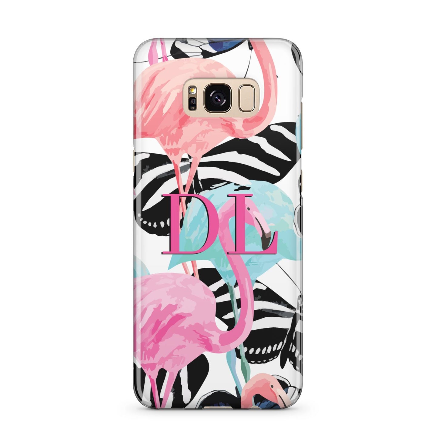 Butterflies Flamingos Samsung Galaxy S8 Plus Case