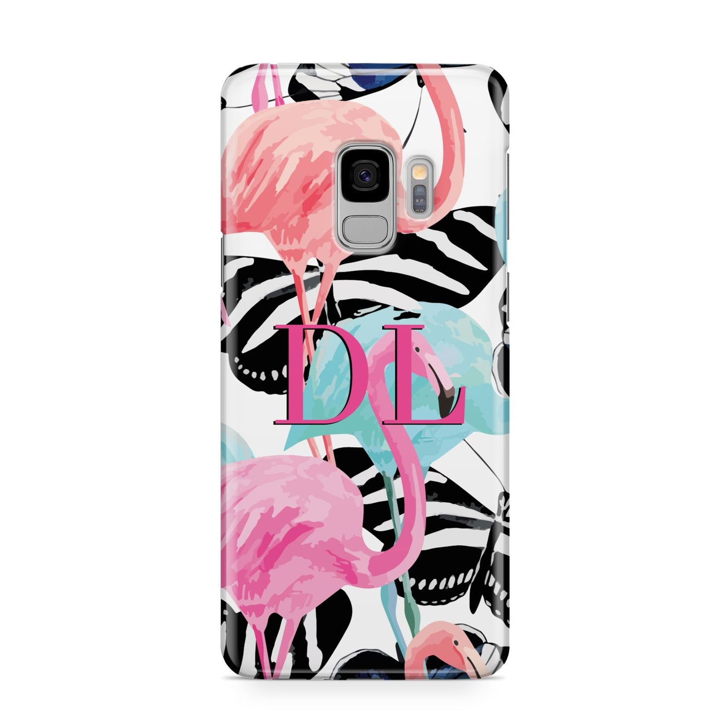 Butterflies Flamingos Samsung Galaxy S9 Case