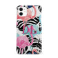 Butterflies Flamingos iPhone 11 3D Snap Case