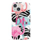 Butterflies Flamingos iPhone 13 Mini Full Wrap 3D Snap Case
