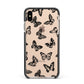 Butterfly Apple iPhone Xs Max Impact Case Black Edge on Gold Phone