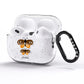 Butterfly Halloween Personalised AirPods Pro Glitter Case Side Image