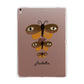 Butterfly Halloween Personalised Apple iPad Rose Gold Case