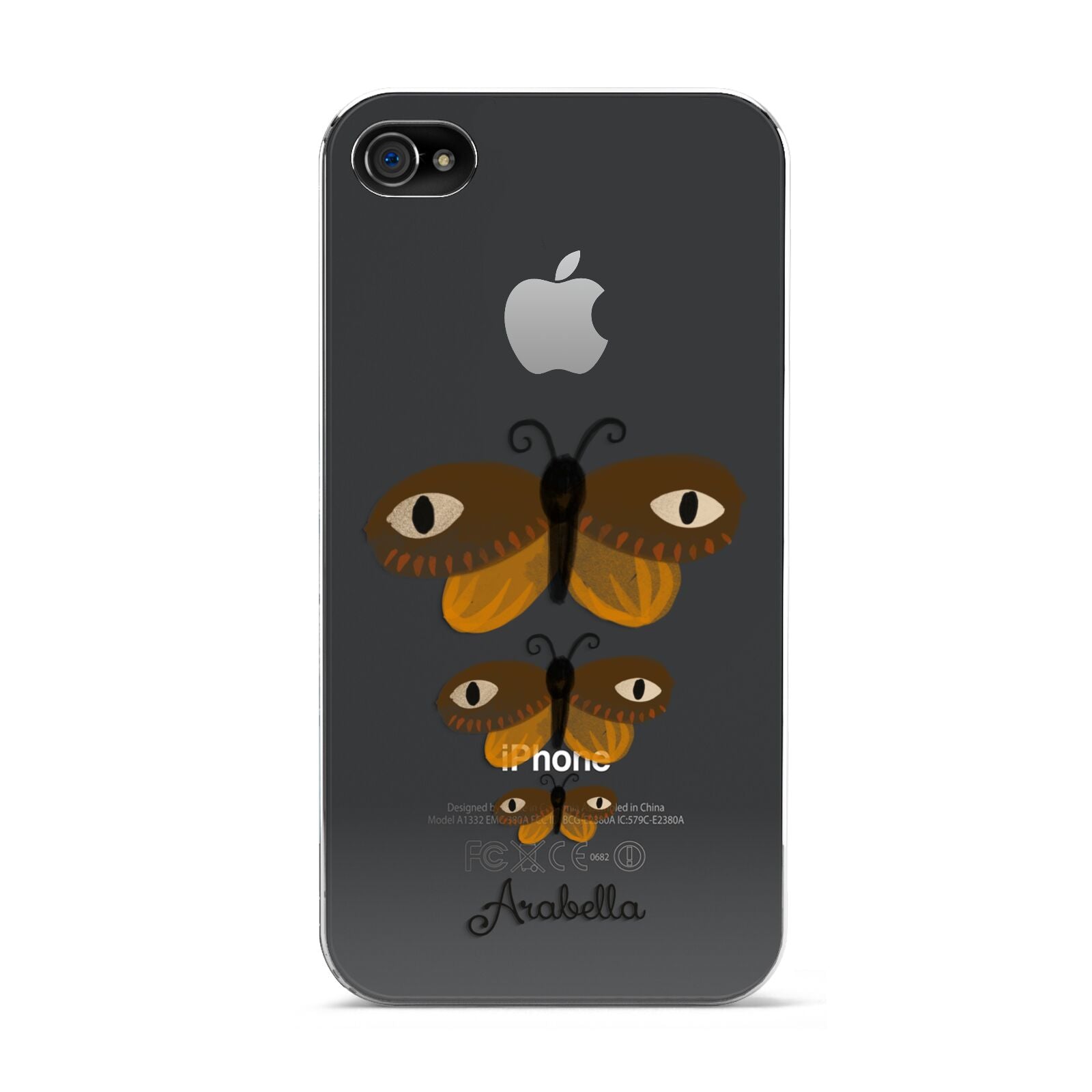 Butterfly Halloween Personalised Apple iPhone 4s Case