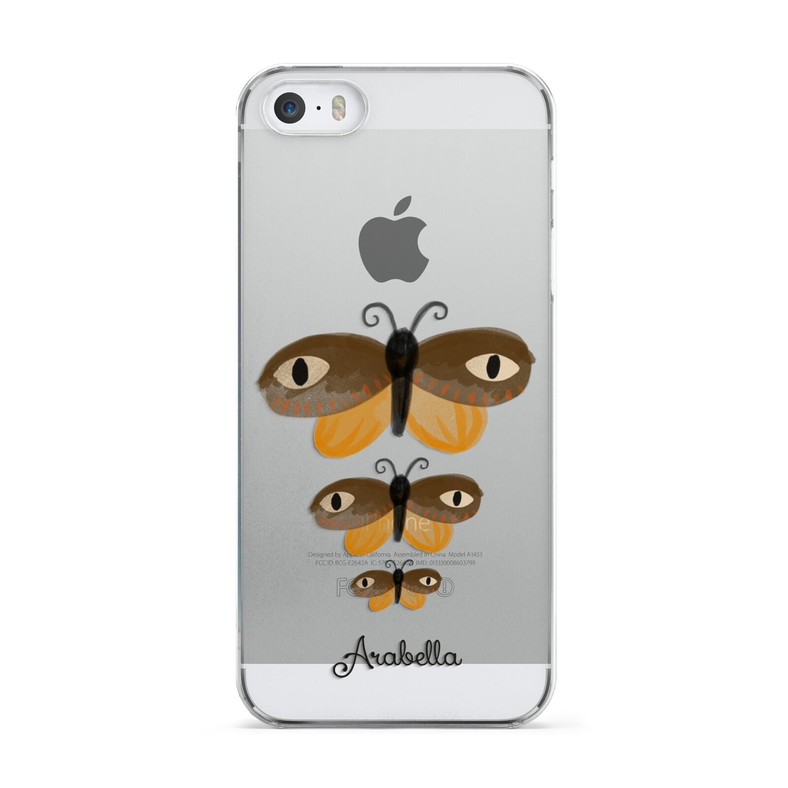 Butterfly Halloween Personalised Apple iPhone 5 Case